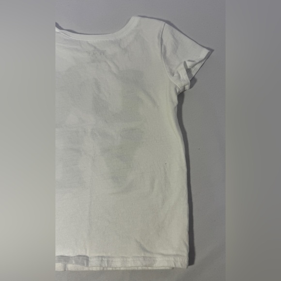 Girls St Patrick’s Day Top Shirt 4T Shamrock Love Tee Green Glitter White Top - Picture 7 of 10